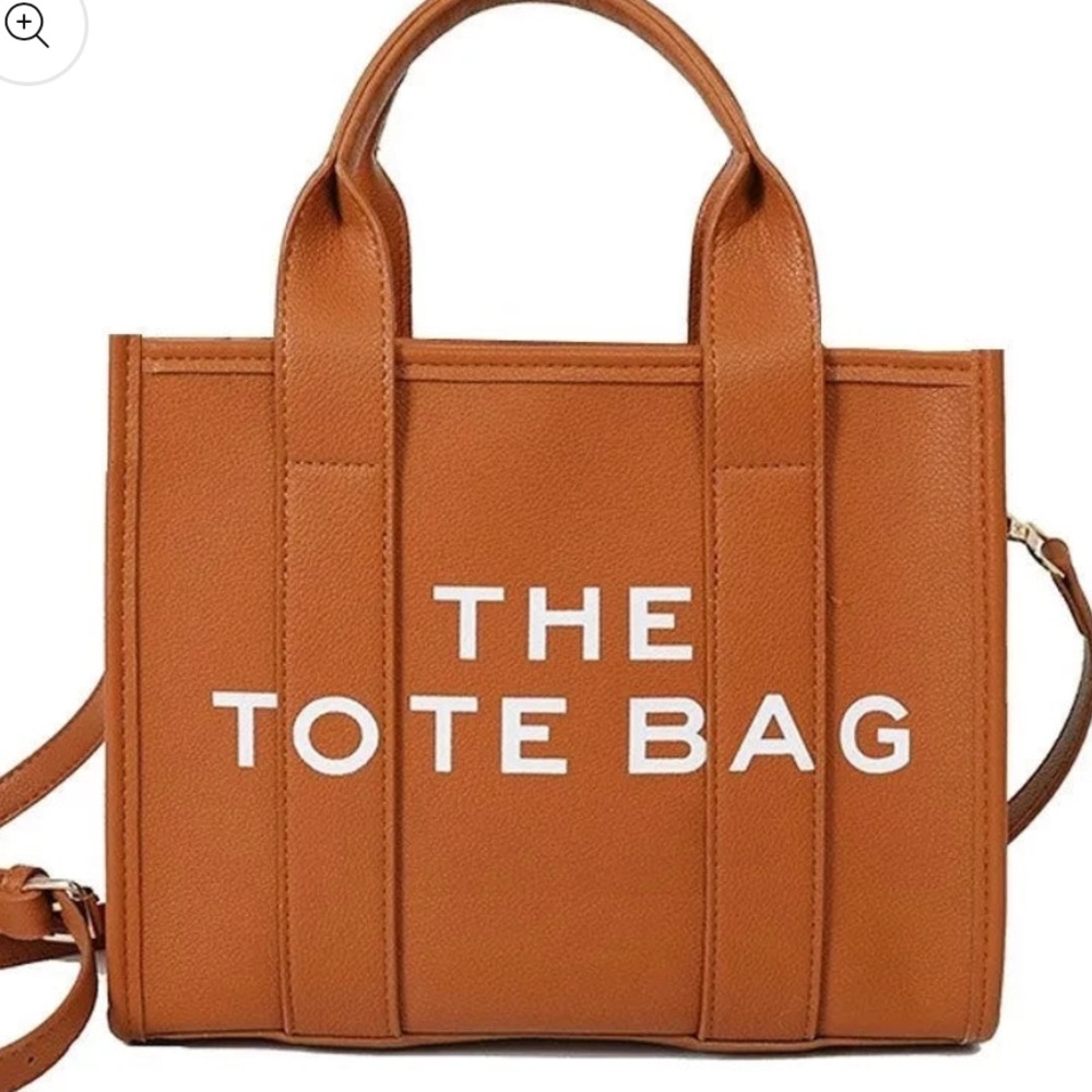 Women's Crossbody Tote Bag in Cognac